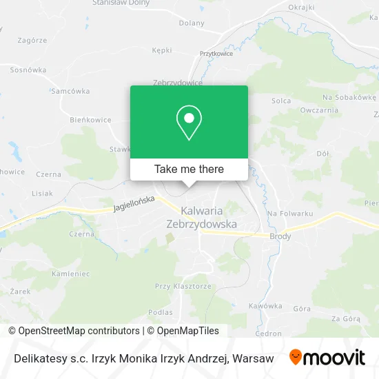 Карта Delikatesy s.c. Irzyk Monika Irzyk Andrzej