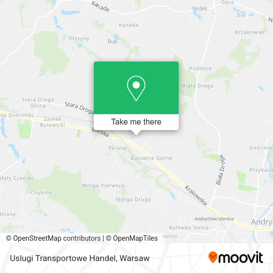 Карта Uslugi Transportowe Handel