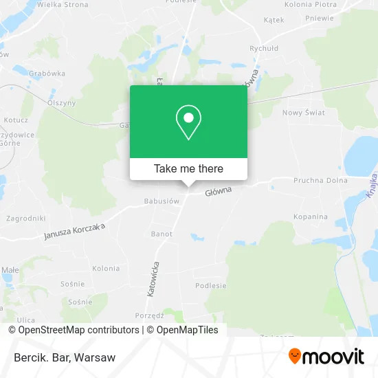 Карта Bercik. Bar