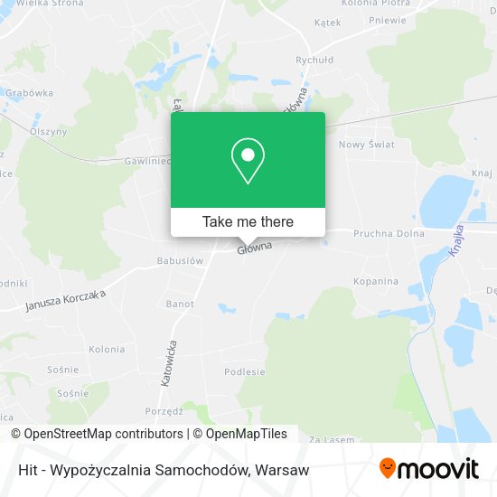 Hit - Wypożyczalnia Samochodów map