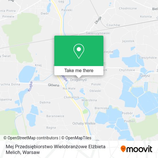 Mej Przedsiębiorstwo Wielobranżowe Elżbieta Melich map