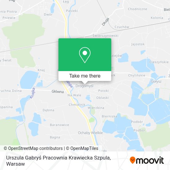 Urszula Gabryś Pracownia Krawiecka Szpula map