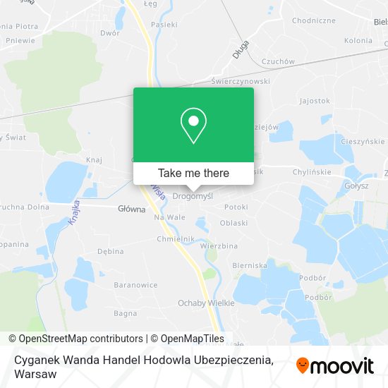 Cyganek Wanda Handel Hodowla Ubezpieczenia map