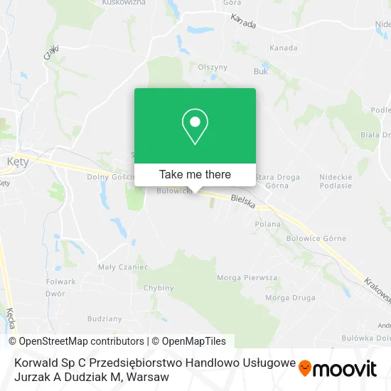 Korwald Sp C Przedsiębiorstwo Handlowo Usługowe Jurzak A Dudziak M map