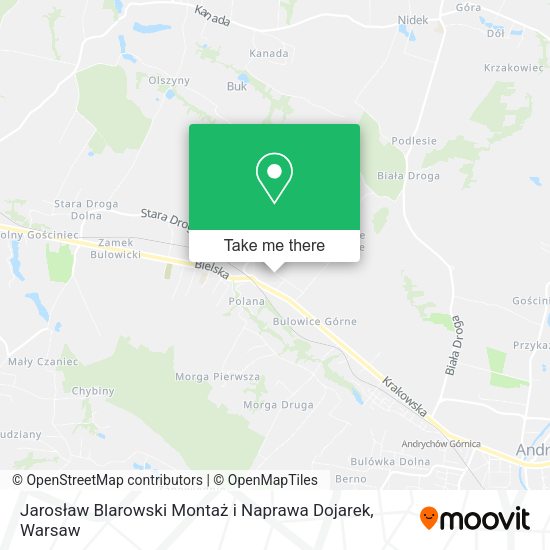 Jarosław Blarowski Montaż i Naprawa Dojarek map