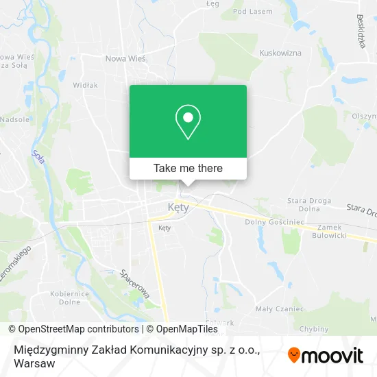 Карта Międzygminny Zakład Komunikacyjny sp. z o.o.