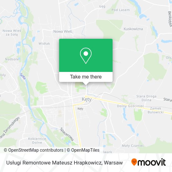 Usługi Remontowe Mateusz Hrapkowicz map