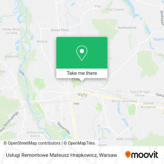Карта Usługi Remontowe Mateusz Hrapkowicz
