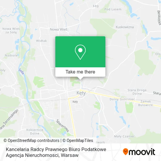 Карта Kancelaria Radcy Prawnego Biuro Podatkowe Agencja Nieruchomosci