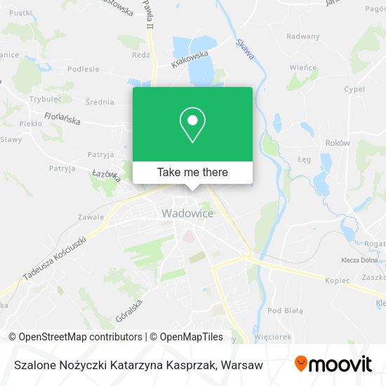 Szalone Nożyczki Katarzyna Kasprzak map