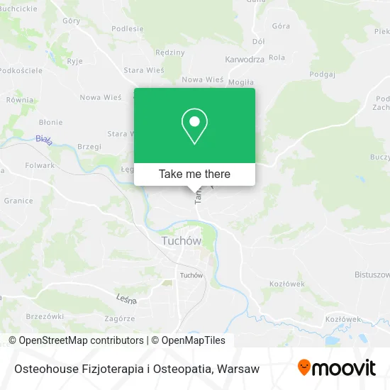Карта Osteohouse Fizjoterapia i Osteopatia