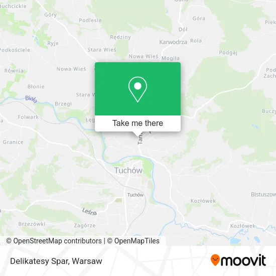 Карта Delikatesy Spar