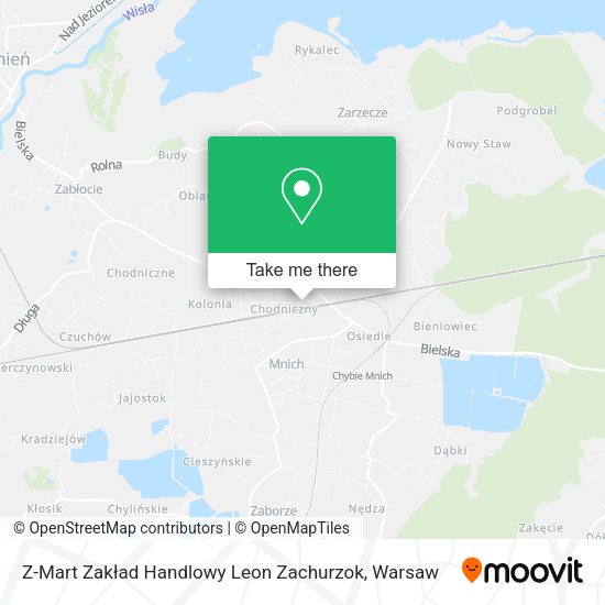 Z-Mart Zakład Handlowy Leon Zachurzok map