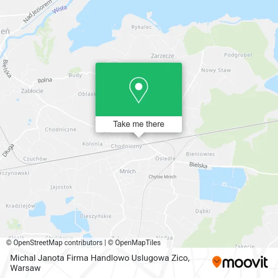 Карта Michal Janota Firma Handlowo Uslugowa Zico