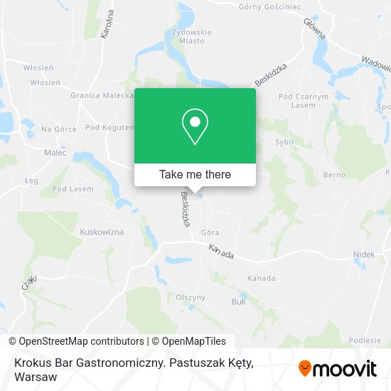 Krokus Bar Gastronomiczny. Pastuszak Kęty map