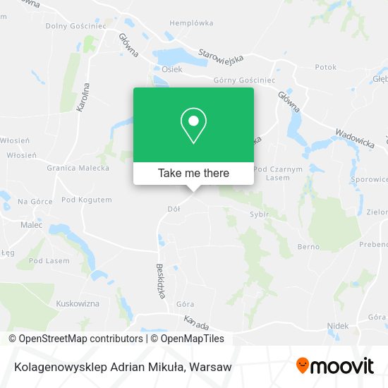 Kolagenowysklep Adrian Mikuła map