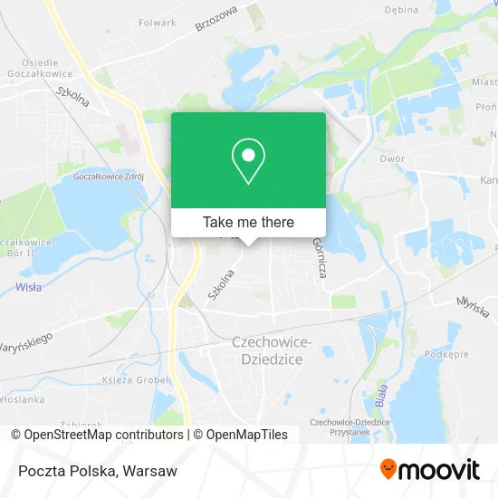 Poczta Polska map
