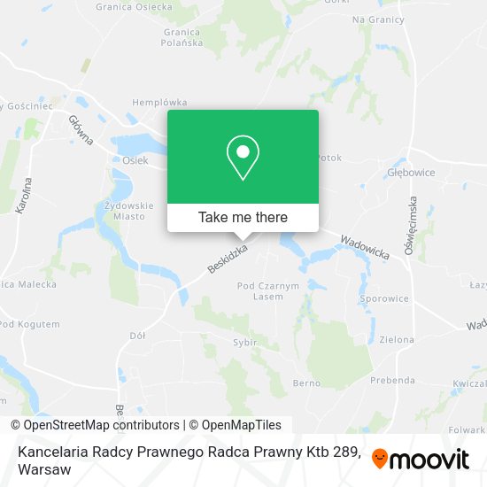 Kancelaria Radcy Prawnego Radca Prawny Ktb 289 map