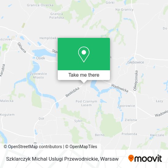 Szklarczyk Michal Uslugi Przewodnickie map