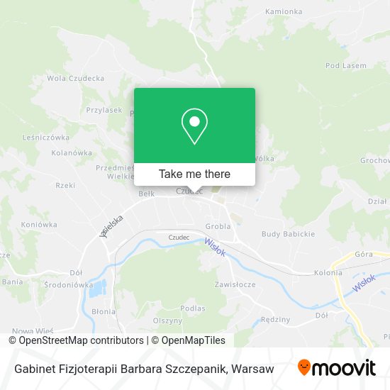 Gabinet Fizjoterapii Barbara Szczepanik map