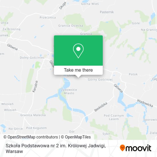 Szkoła Podstawowa nr 2 im. Królowej Jadwigi map