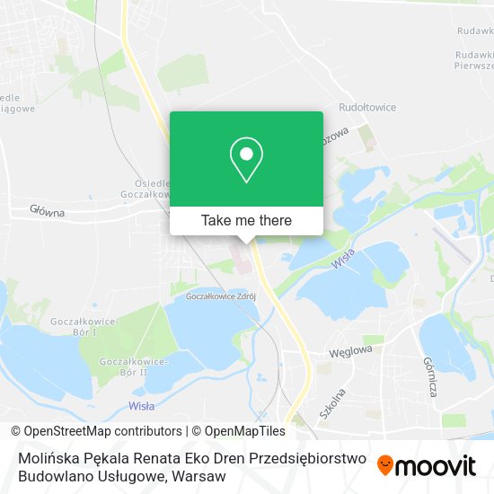 Molińska Pękala Renata Eko Dren Przedsiębiorstwo Budowlano Usługowe map