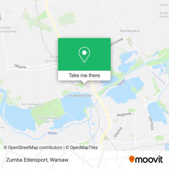 Zumba Edensport map