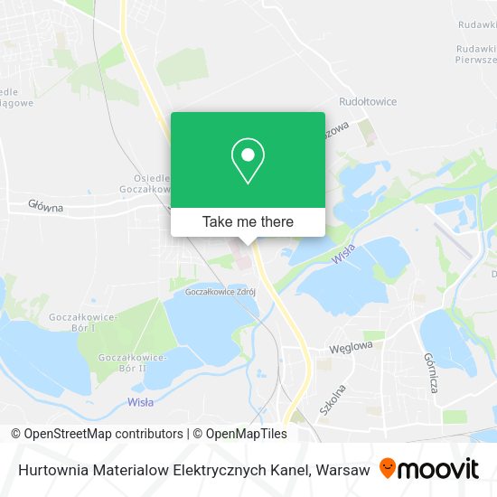 Hurtownia Materialow Elektrycznych Kanel map