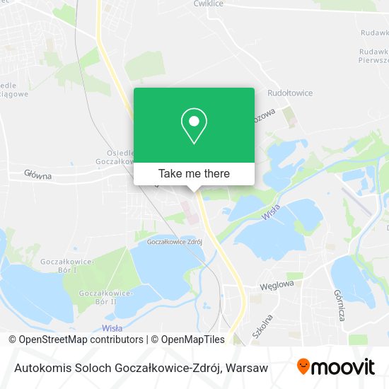 Autokomis Soloch Goczałkowice-Zdrój map