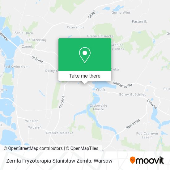 Zemła Fryzoterapia Stanisław Zemła map