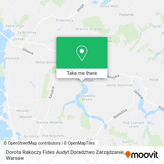 Dorota Rakoczy Fides Audyt Doradztwo Zarządzanie map