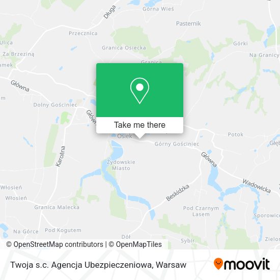 Twoja s.c. Agencja Ubezpieczeniowa map