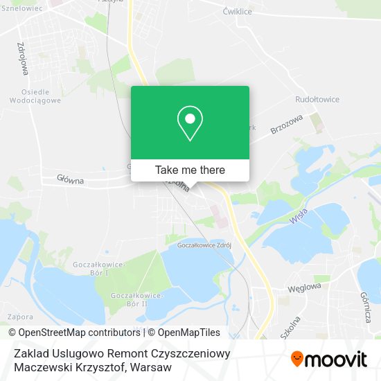 Zaklad Uslugowo Remont Czyszczeniowy Maczewski Krzysztof map