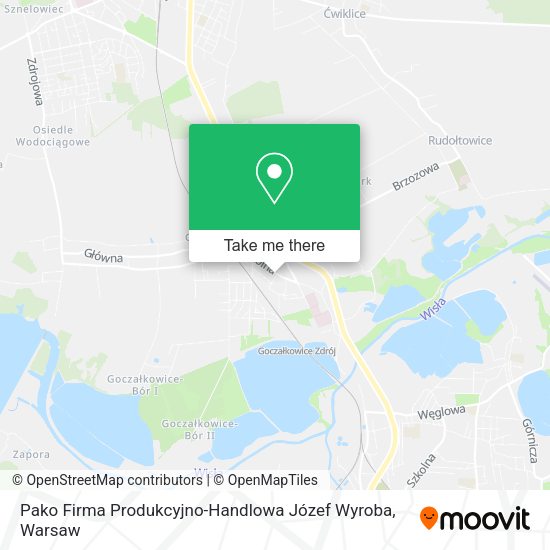 Pako Firma Produkcyjno-Handlowa Józef Wyroba map