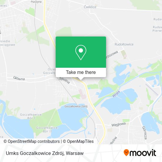 Umks Goczalkowice Zdrój map