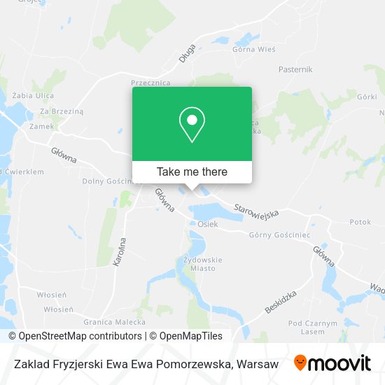 Zaklad Fryzjerski Ewa Ewa Pomorzewska map