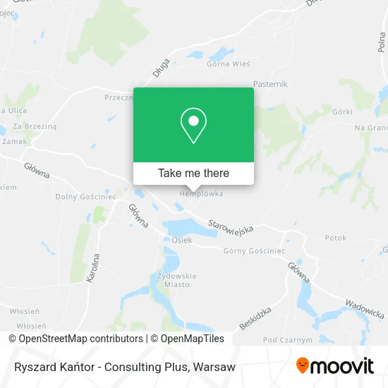 Карта Ryszard Kańtor - Consulting Plus