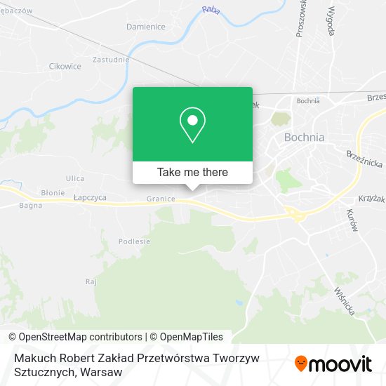 Makuch Robert Zakład Przetwórstwa Tworzyw Sztucznych map