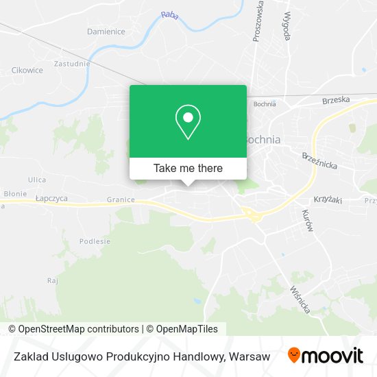 Zaklad Uslugowo Produkcyjno Handlowy map