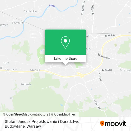 Карта Stefan Janusz Projektowanie i Doradztwo Budowlane