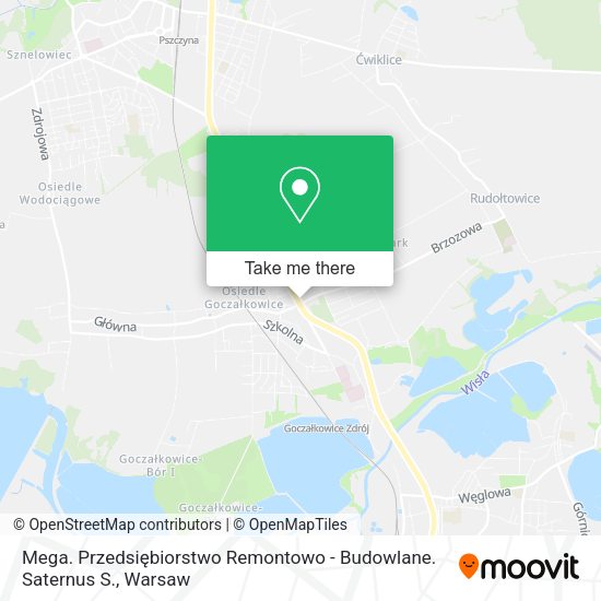 Mega. Przedsiębiorstwo Remontowo - Budowlane. Saternus S. map