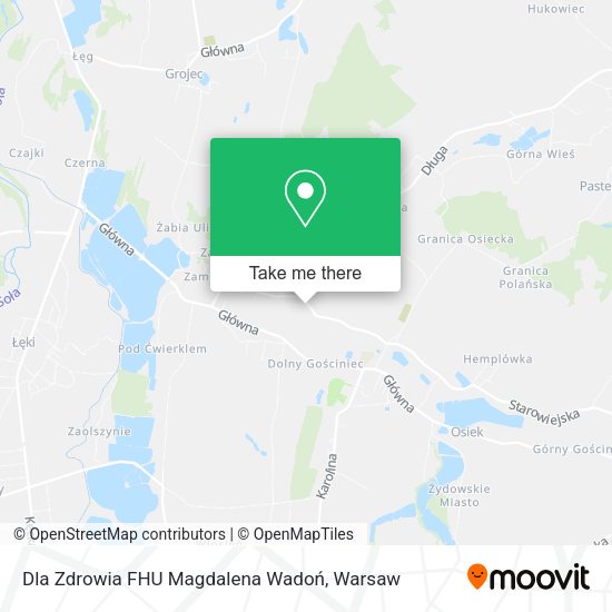 Dla Zdrowia FHU Magdalena Wadoń map