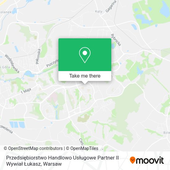 Przedsiębiorstwo Handlowo Usługowe Partner II Wywiał Łukasz map