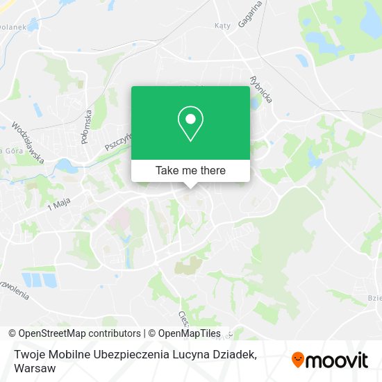 Twoje Mobilne Ubezpieczenia Lucyna Dziadek map