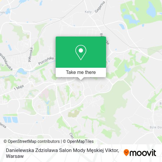 Danielewska Zdzisława Salon Mody Męskiej Viktor map