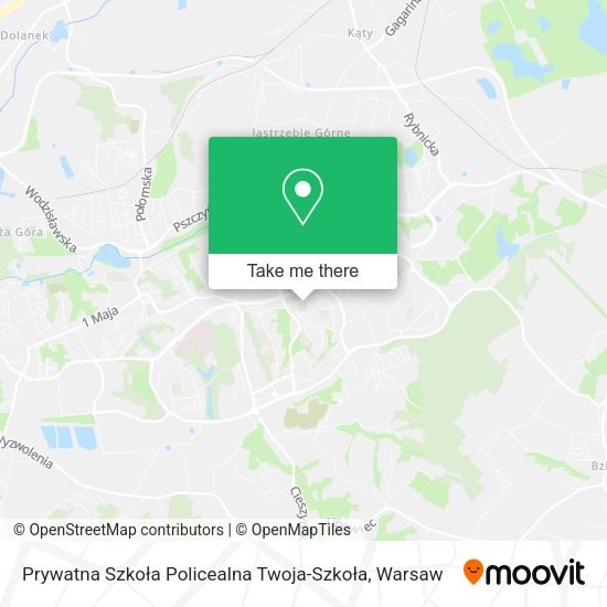 Prywatna Szkoła Policealna Twoja-Szkoła map