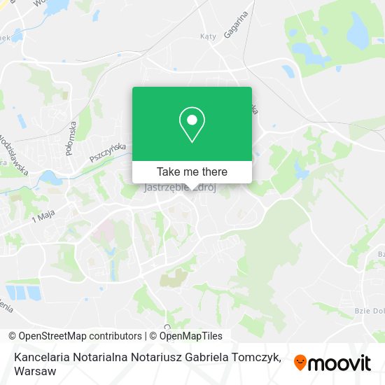 Kancelaria Notarialna Notariusz Gabriela Tomczyk map