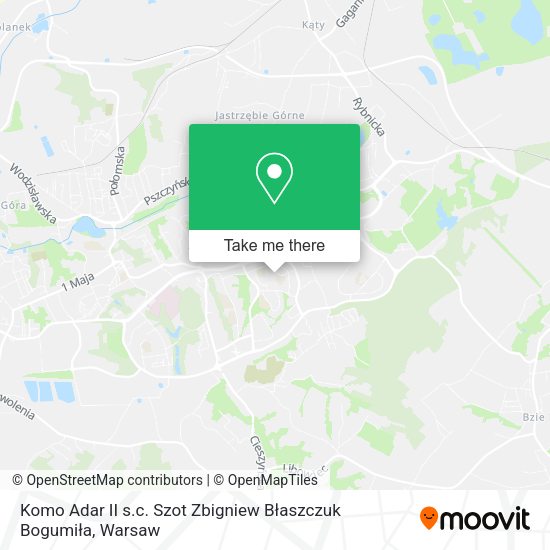 Komo Adar II s.c. Szot Zbigniew Błaszczuk Bogumiła map