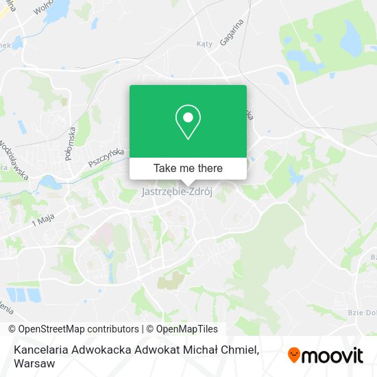 Kancelaria Adwokacka Adwokat Michał Chmiel map