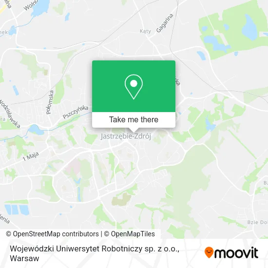 Карта Wojewódzki Uniwersytet Robotniczy sp. z o.o.